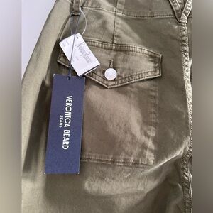 Veronica Beard Olive Denim Pants